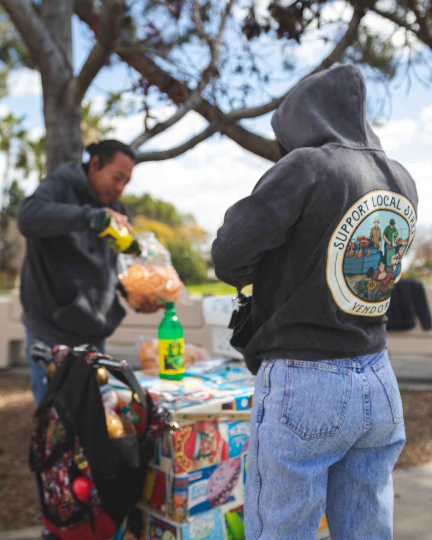 Support Street Vendor Sweater